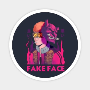 Fake Face Magnet